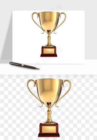 荣誉奖杯冠军金奖png免抠