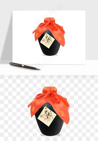 酒坛酒瓶酿酒酒缸png免抠