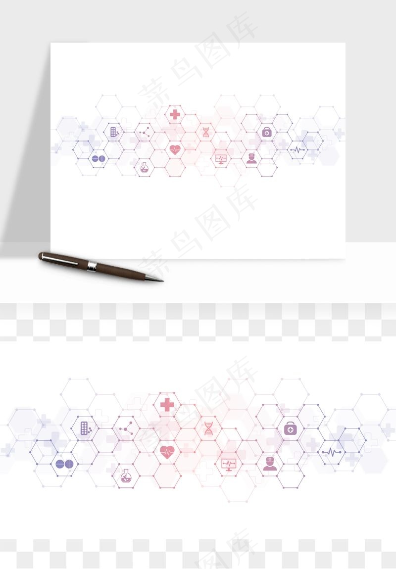 科技几何点线数字装饰png免抠