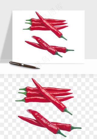 红辣椒尖椒png免抠