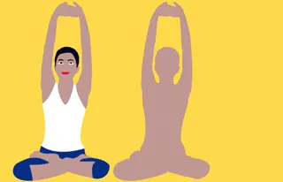 瑜伽体式 坐山式