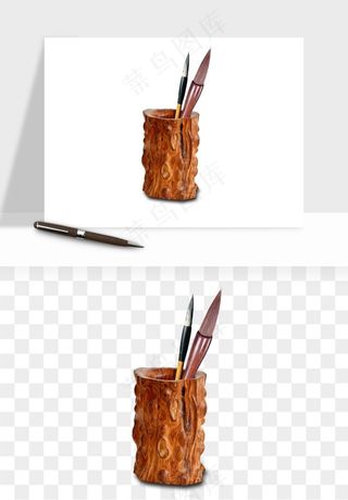 笔墨纸砚文房四宝png免抠