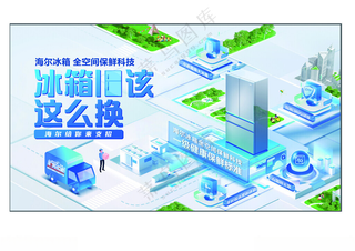 以旧换新视频尾版尔家电洗衣机海报