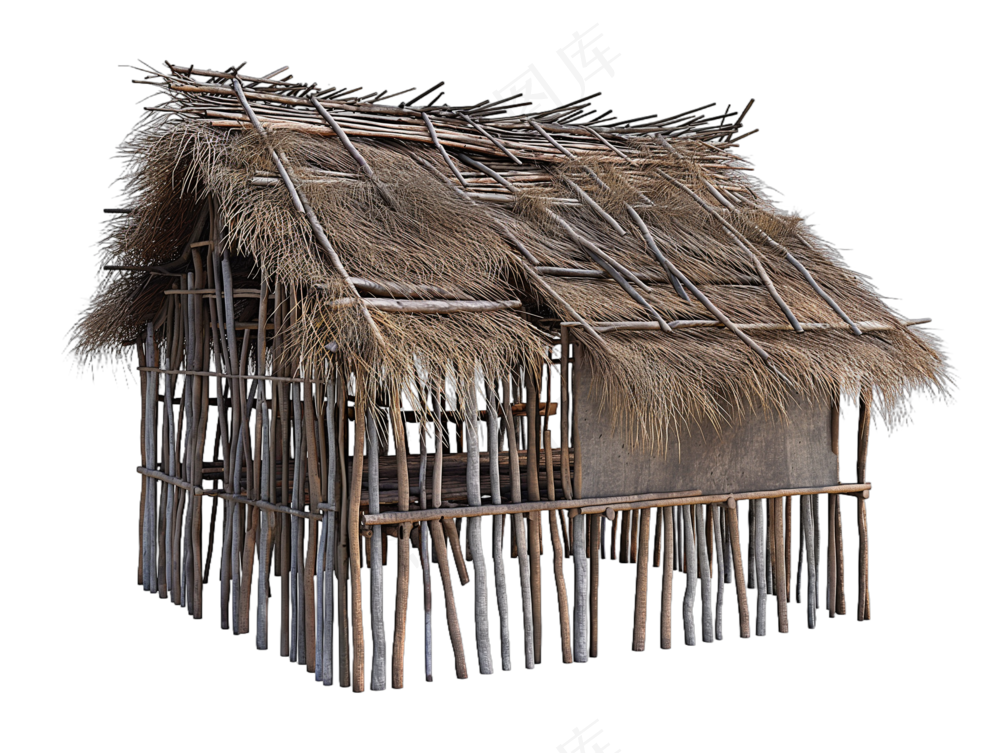 png免抠古代木构临时建筑