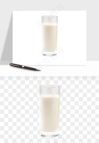 飞溅的牛奶牛奶杯元素png免抠