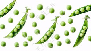 豌豆青豆蔬菜免抠