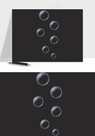 雨水雨滴水珠下雨元素png免抠