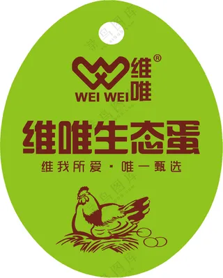 鸡蛋标签设计