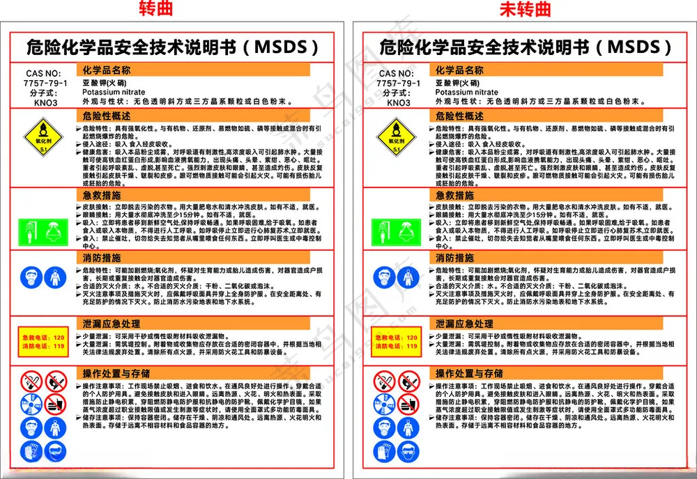 硝酸钾危险化学品安全技术说明书MSDSCDR海报