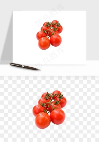 西红柿番茄圣女果png免抠