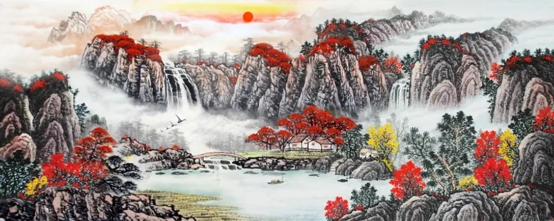 鸿运当头喷绘原图