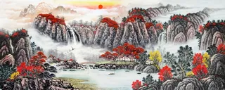 鸿运当头喷绘原图