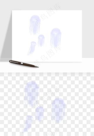 水母章鱼海底生物png免抠图