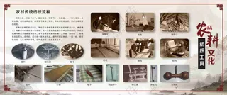 农耕文化宣传海报素材