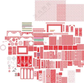 花边 花纹 窗花