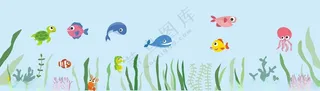 海底世界卡通海底生物世界