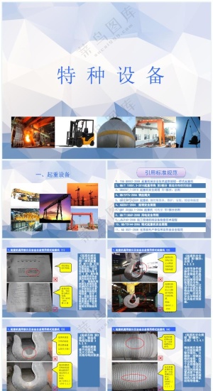 蓝紫色职场风隐患排查图解—特种设备