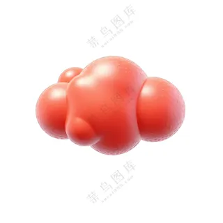 一个红润的物体