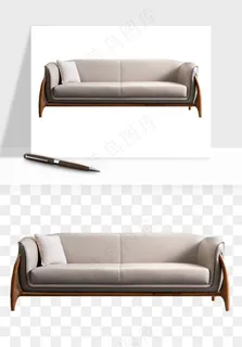 现代沙发家具png免抠