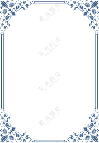 欧式花纹边框元素 (10)