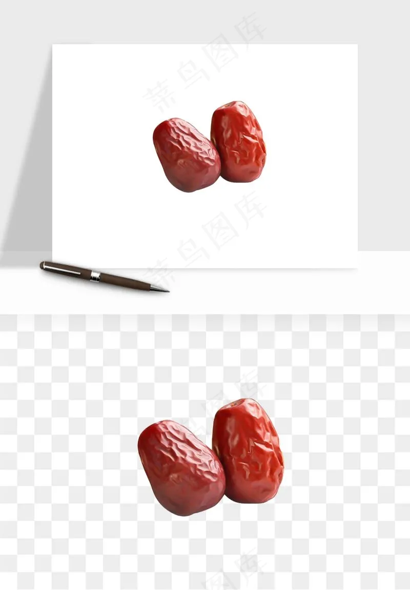 红枣大枣png免抠