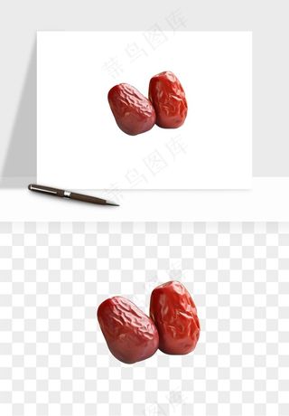 红枣大枣png免抠