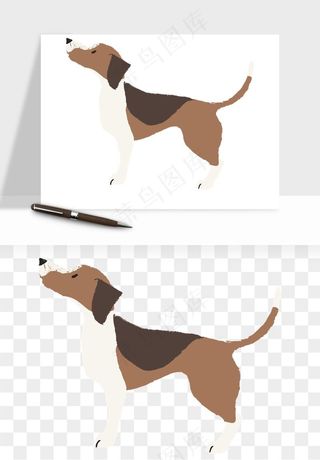 手绘狗狗宠物png免抠