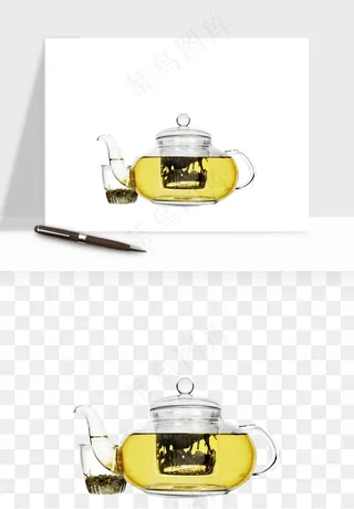 清新绿茶png免抠