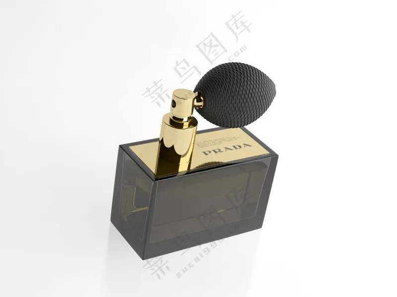 C4D香水化妆品瓶子产品包装玻璃瓶3D模型 fbx/obj -22