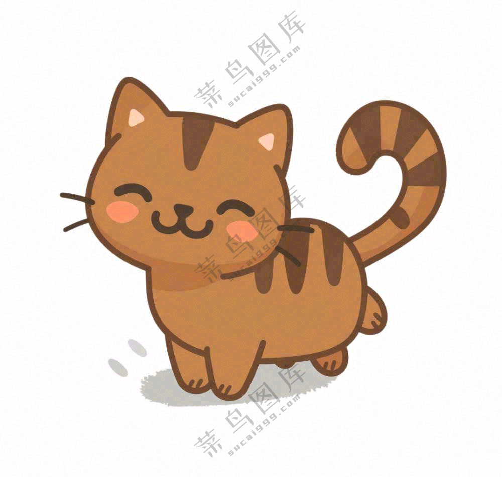 萌宠宠物卡通小猫可爱免抠