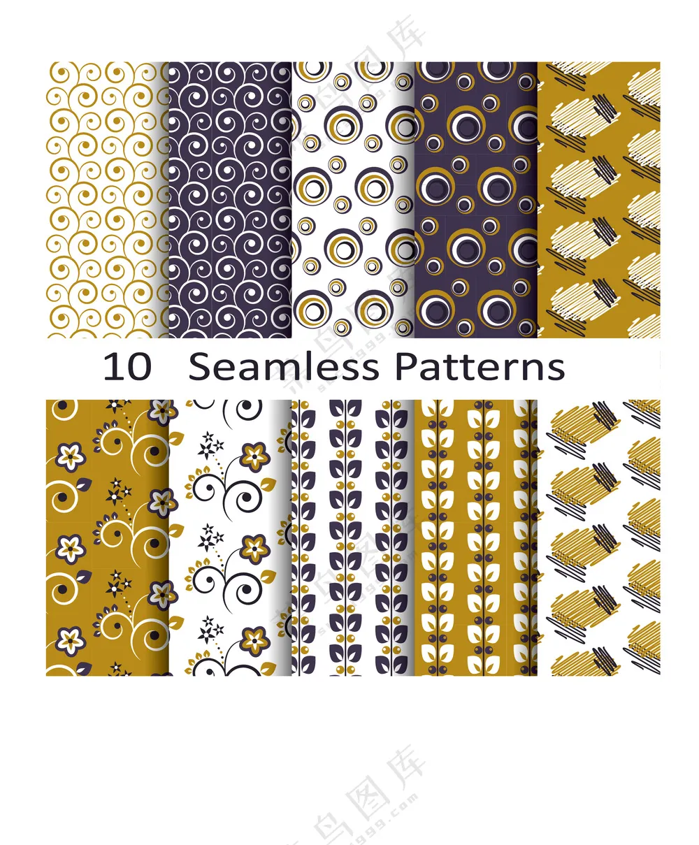 10款几何图案背景