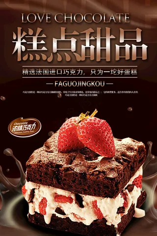 蛋糕蛋糕团购150DPI海报