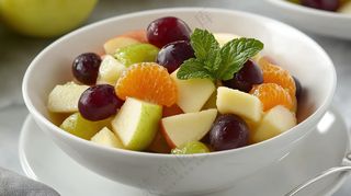 沙拉摄影美食美味新鲜水果果肉果盘