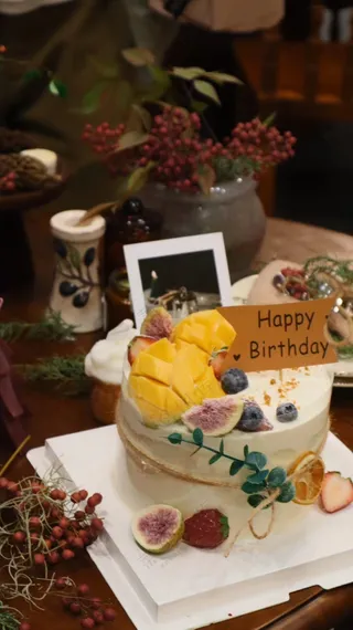 生日|蛋糕|复古