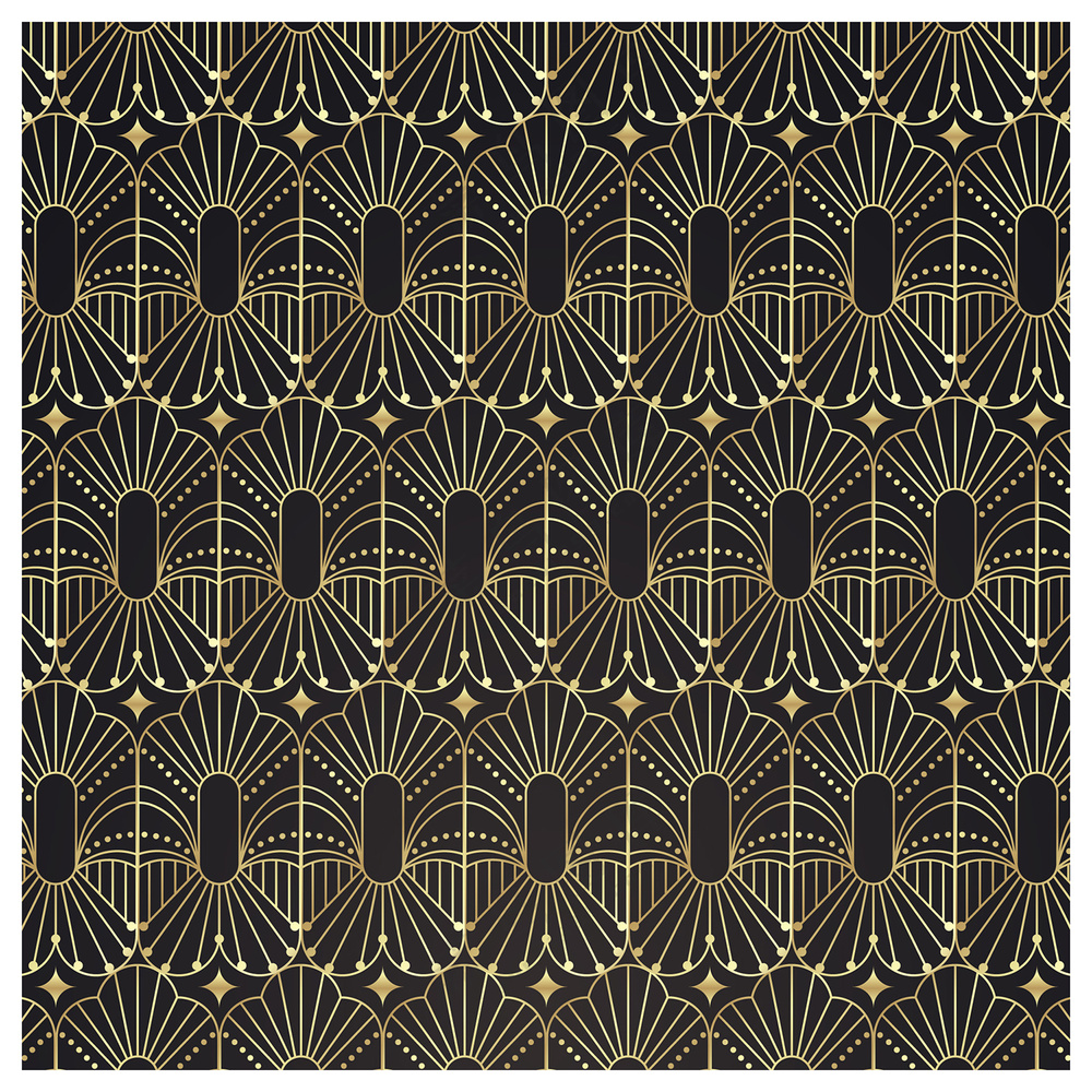 金色复古花纹矢量背景