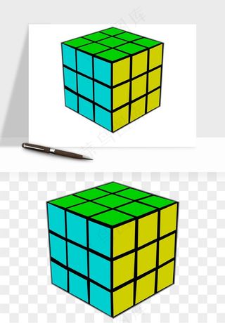游戏魔方玩具png免抠