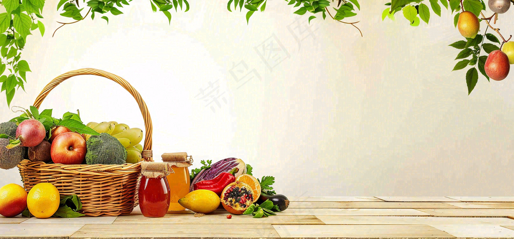 农林蔬果生鲜店水果店蔬菜店背景
