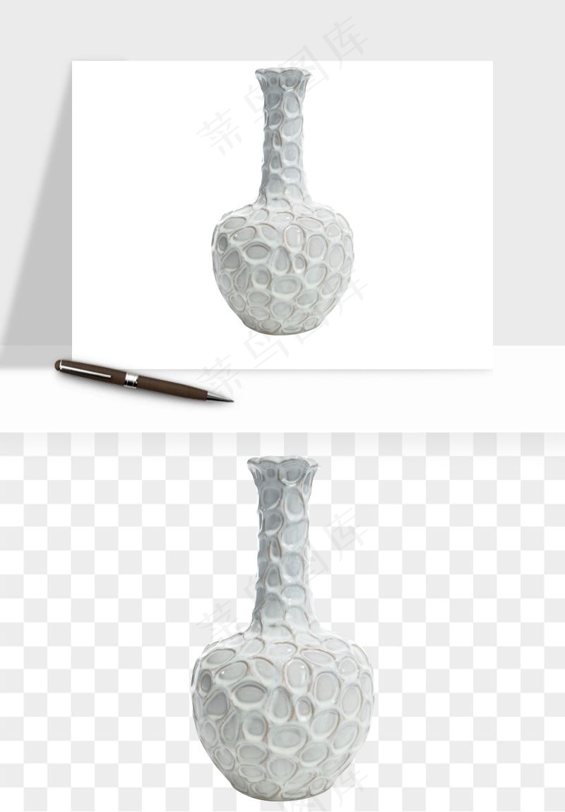 花瓶摆件陶瓷png免抠