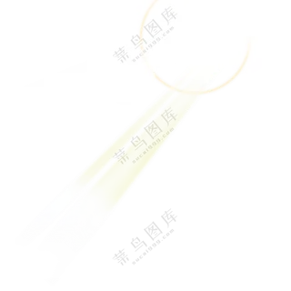 斜方向照射的白色光束免抠图片素材