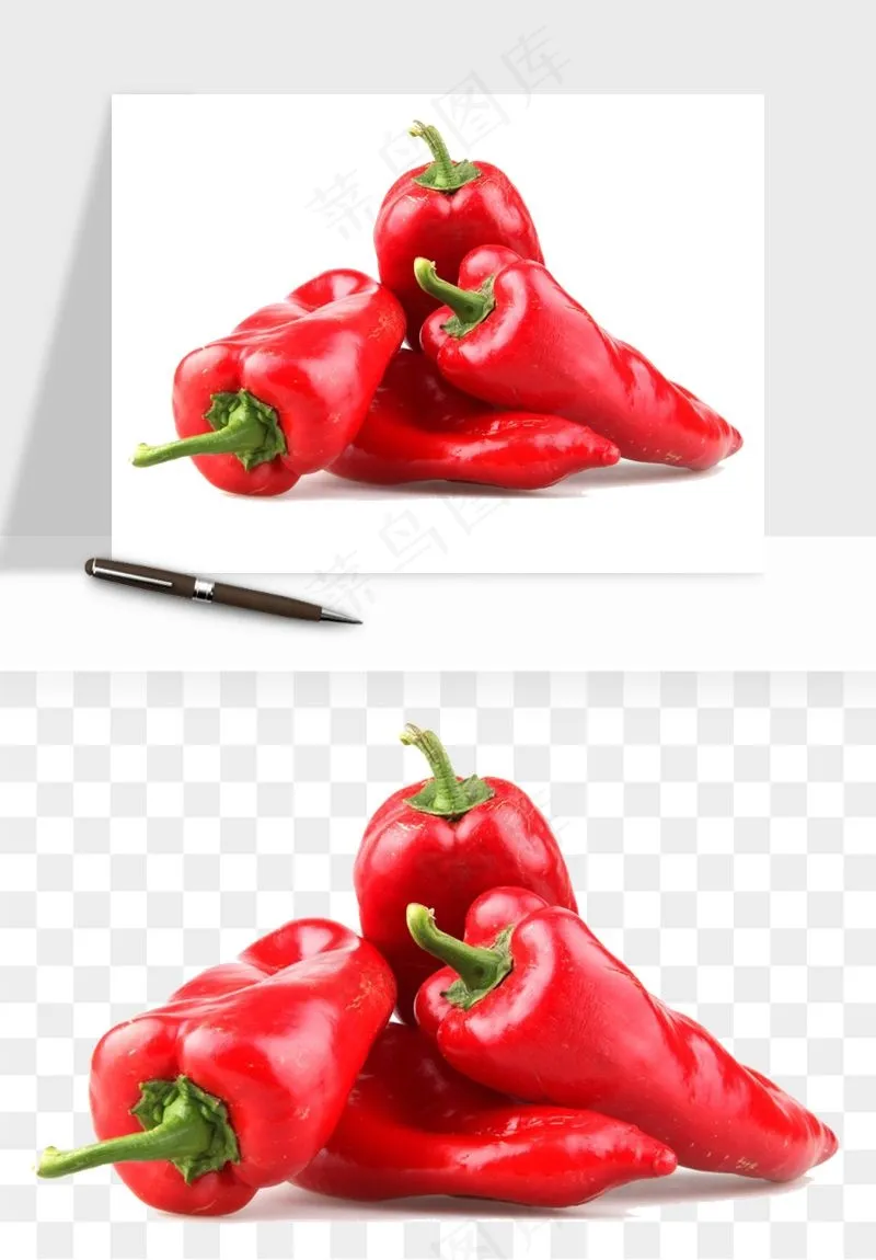 红辣椒尖椒png免抠