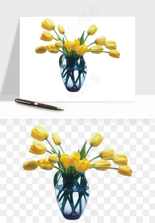 荷兰郁金香鲜花png免抠