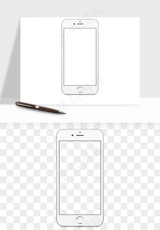 手机样机边框元素png免抠