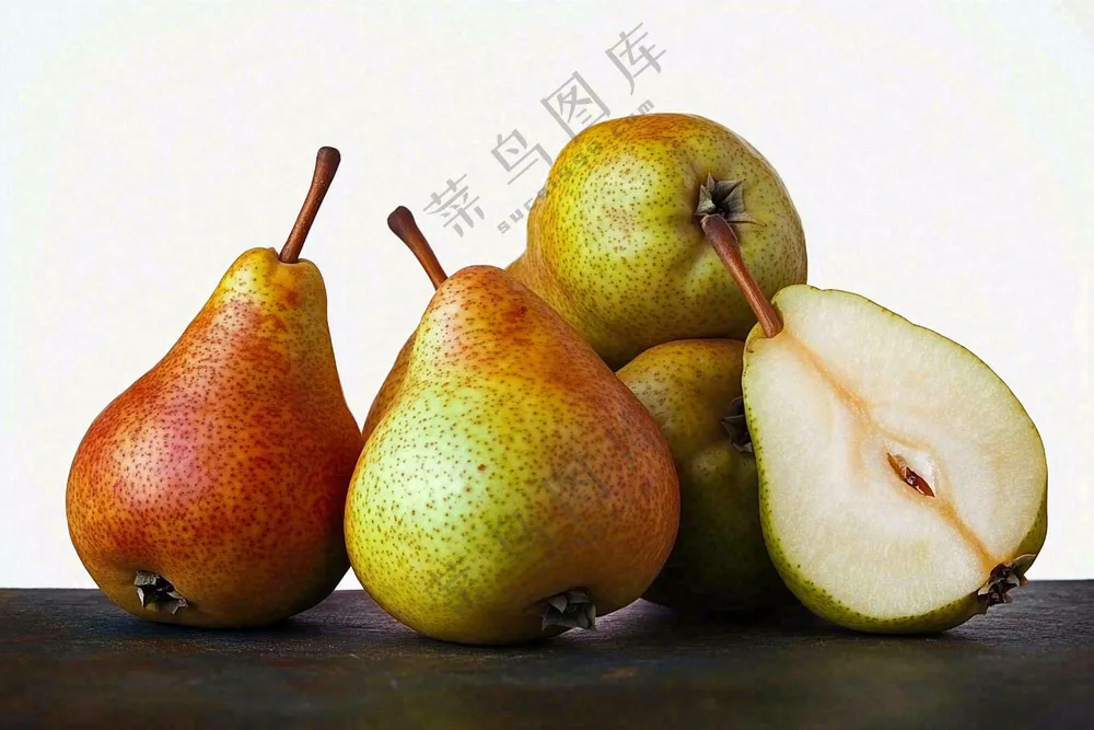 新鲜水果梨子摄影图