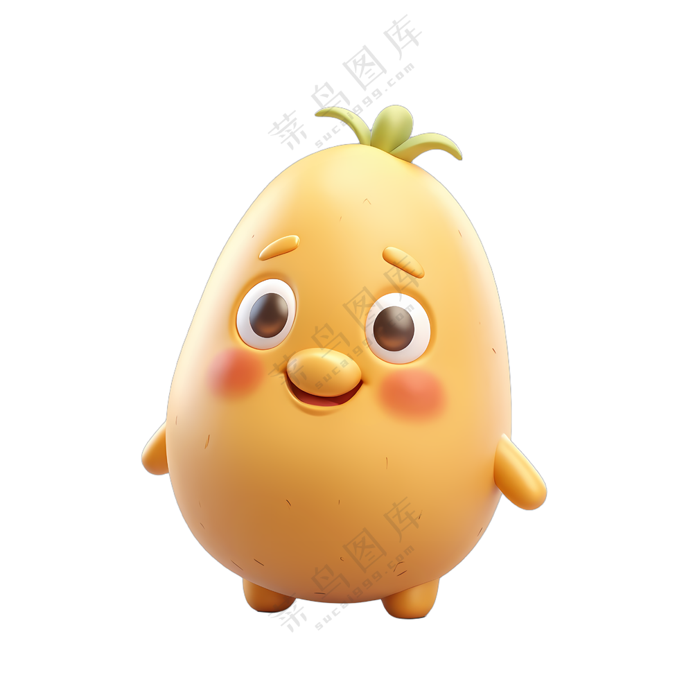 表情萌的菠萝