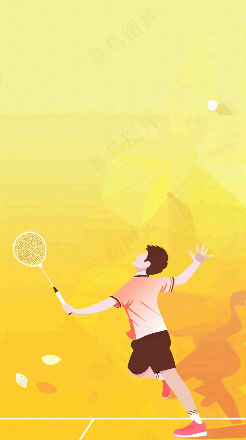 羽毛球运动培训背景