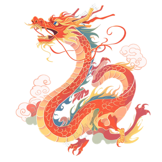 龙插画   免扣素材