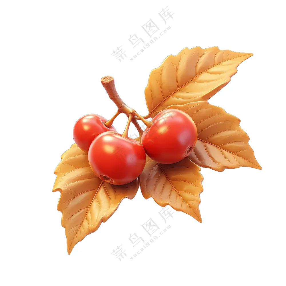 红果枝头秋意浓