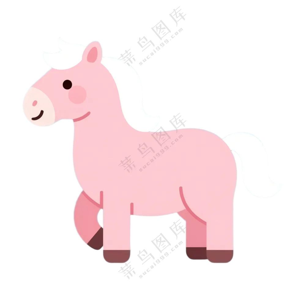 粉色可爱小马