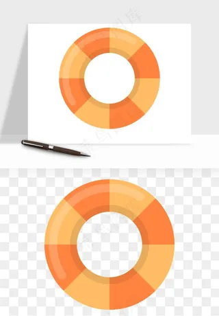 游泳圈png免抠