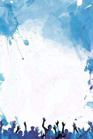 学生毕业季考试青春插画背景